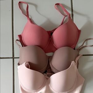 Tahari Women's Bra Set - Pink, Tan, and Cream